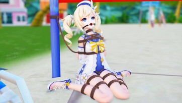 【3D动画】【原神拘束】芭芭拉的悠闲假期